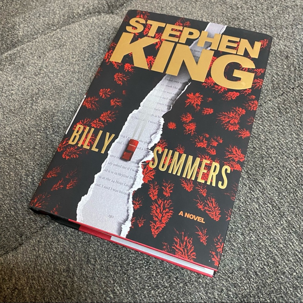 Stephen King Hardcover Novel “Billy Summers” 2021 Simon & Schuster Copyright